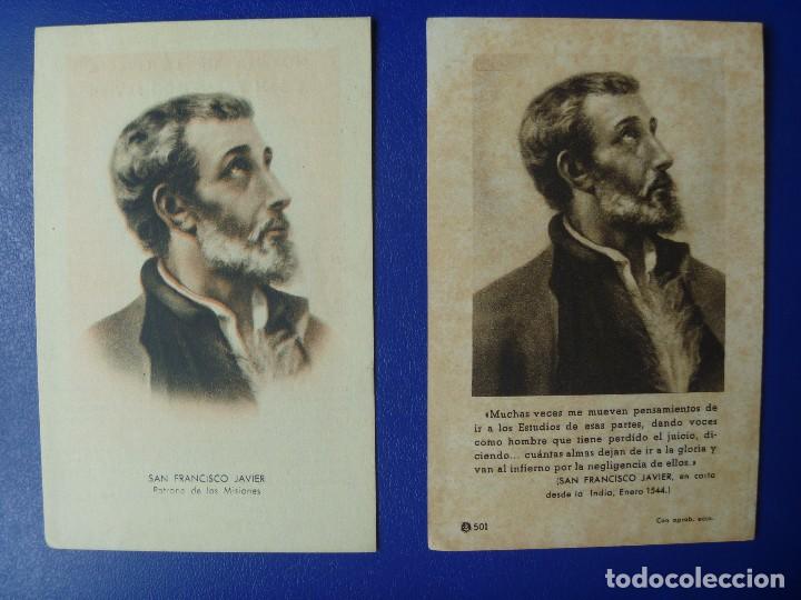 Postales: Estampa recordatorio antiguo SAN FRANCISCO JAVIER