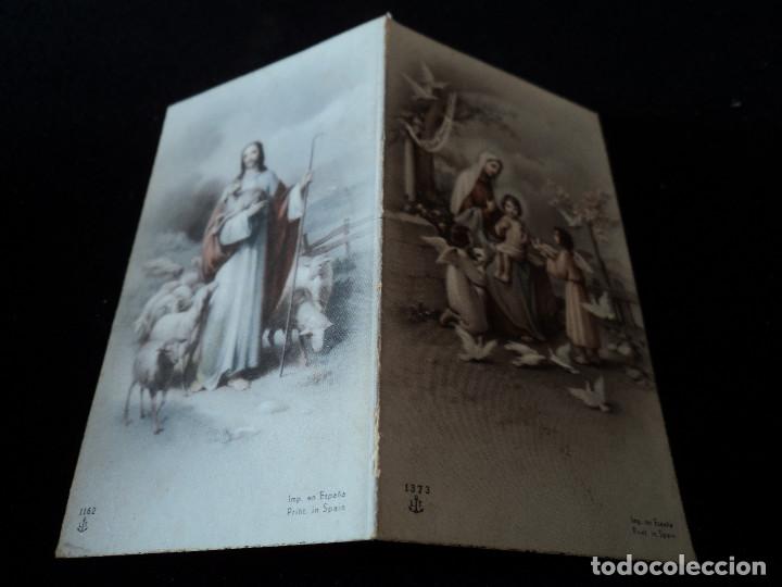 Postales: archicofradia del ni&ntilde;o jesus de praga 1950 11,5 x 10 cm desplegado