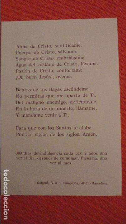 Postales: ORACION NUESTRO PADRE JESUS DEL GRAN PODER DE BARCELONA - Foto 2