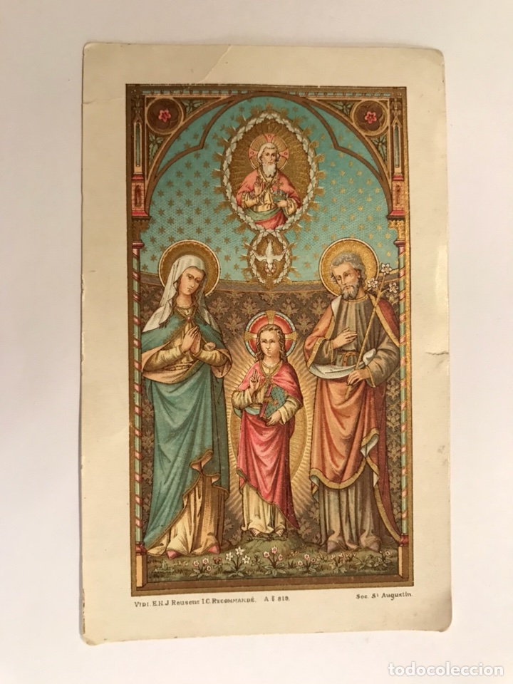 Postales: SAN AGUSTIN. Estanpa Religiosa. (h.1930?)