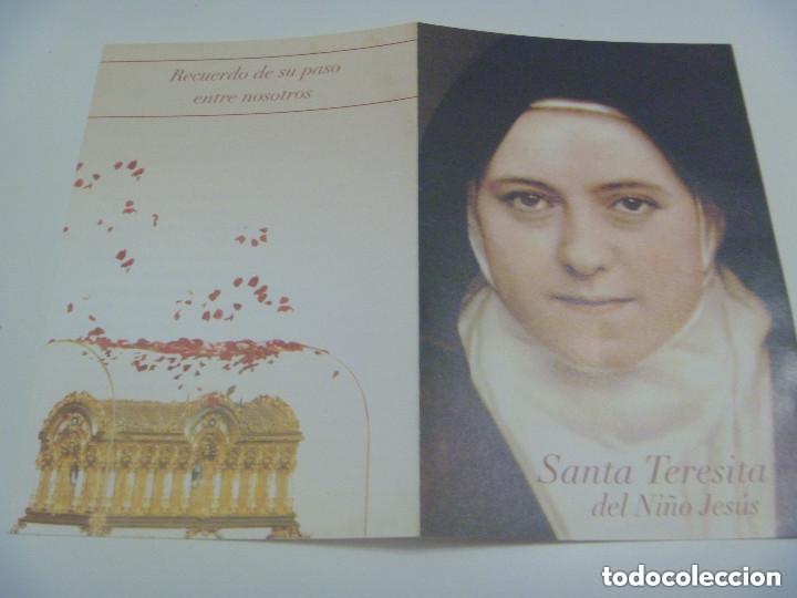 Postales: ESTAMPA DE ORACION A SANTA TERESITA DEL NI&Ntilde;O JESUS