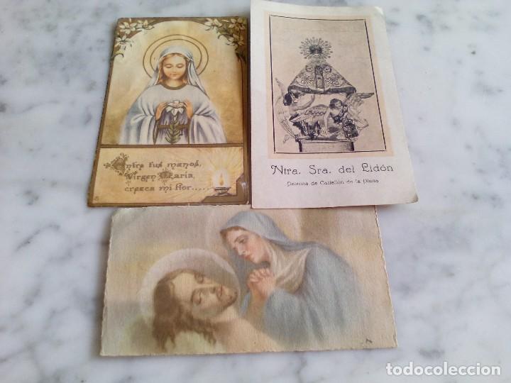 Postcards: 3 estampas religiosas - recuerdos 1941 - 42 - 43 castellon -