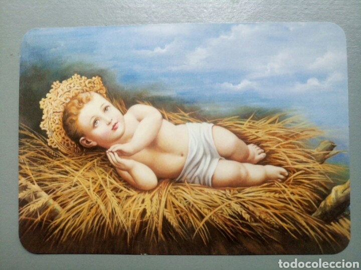 Postales: Calendario 2009 ni&ntilde;o Jes&uacute;s pesebre
