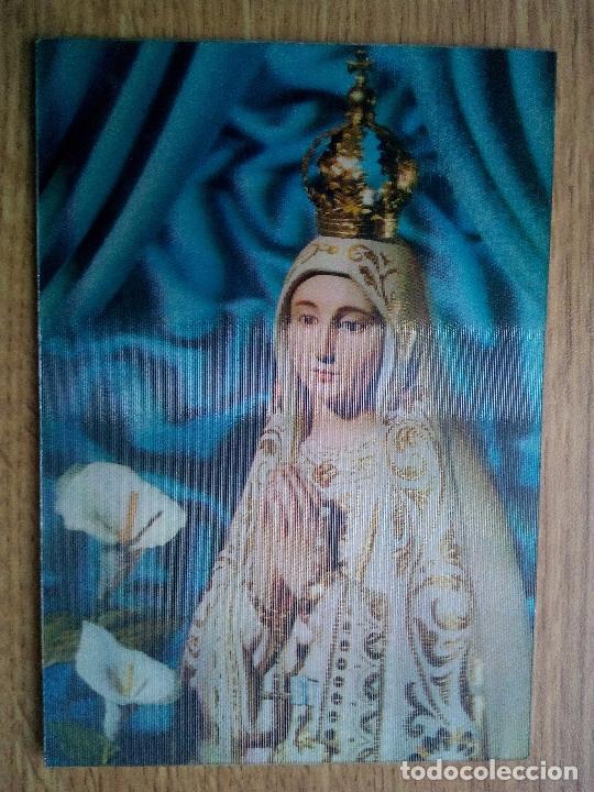 Postales: Virgen de F&aacute;tima. Postal en 3 dimensiones - Foto 1