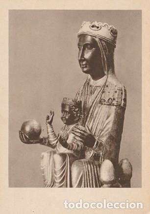 Postais: POSTAL ANTIGUA - MONTSERRAT LA SANTA IMAGEN - VIRGEN - FOTO DOM RIPOL OSB - MONASTERIO  -  NUEVA