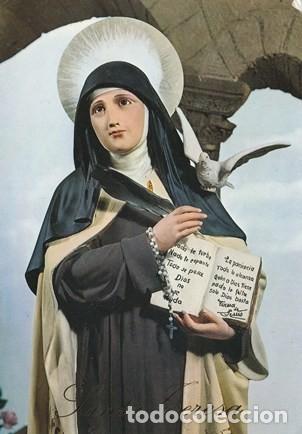 Postkarten: POSTAL - ESTAMPA N&ordm; 5 - SANTA TERESA - ED. ESCUDO DE ORO FISA - A&Ntilde;O 1974 - ESCRITA