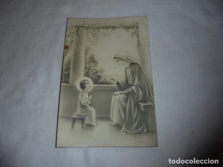 Cartoline: LA VIRGEN Y EL NI&Ntilde;O JESUS