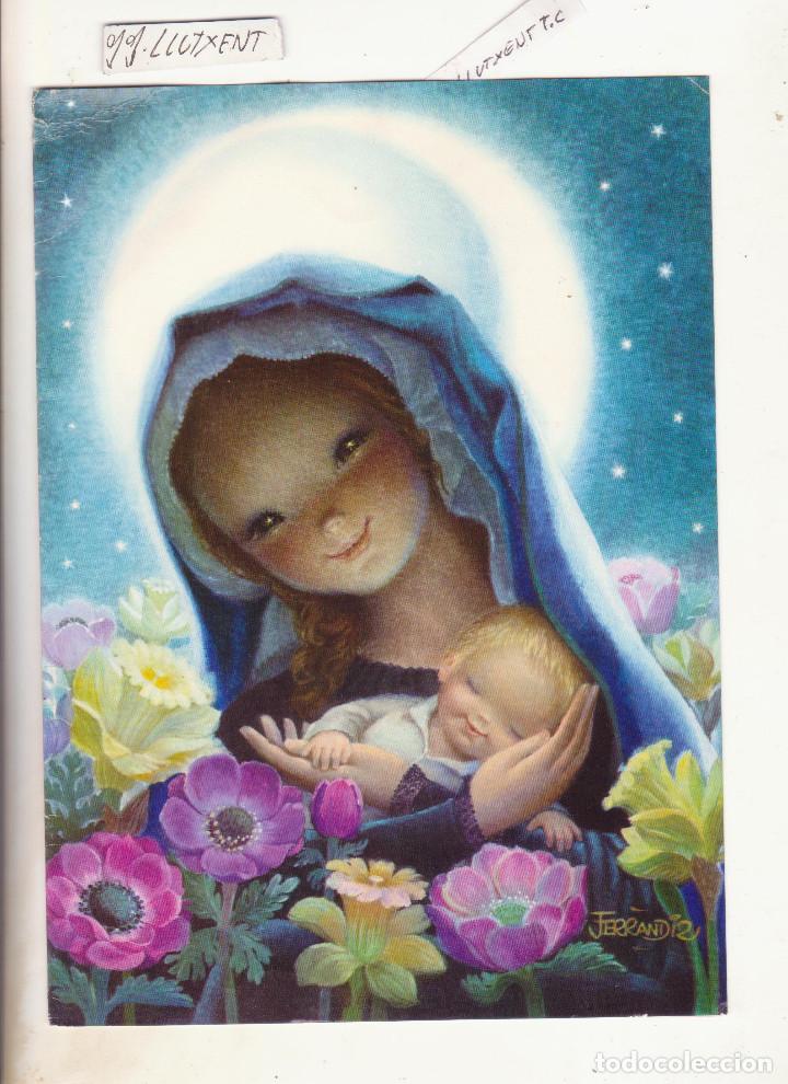 Postkarten: postal la virgen de la luna ferrandiz