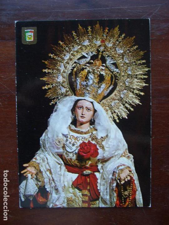 Postcards: Mar&iacute;a Sant&iacute;sima de la Amargura Zamarilla M&aacute;laga Semana Santa postal