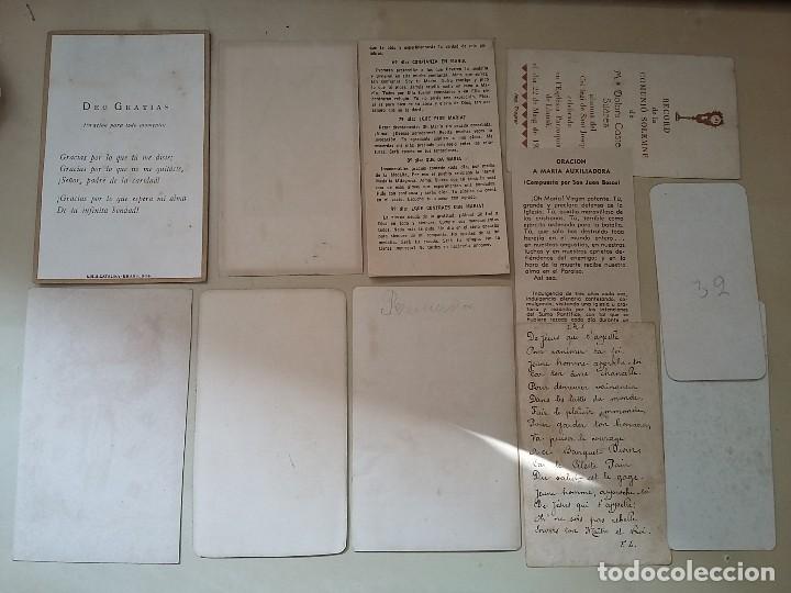 Postales: Lote 11 estampas religiosas - Foto 2