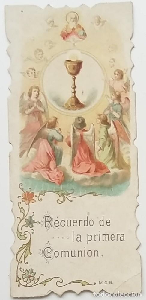 Postales: Recordatorio comuni&oacute;n a&ntilde;os 20, en blanco - Foto 1