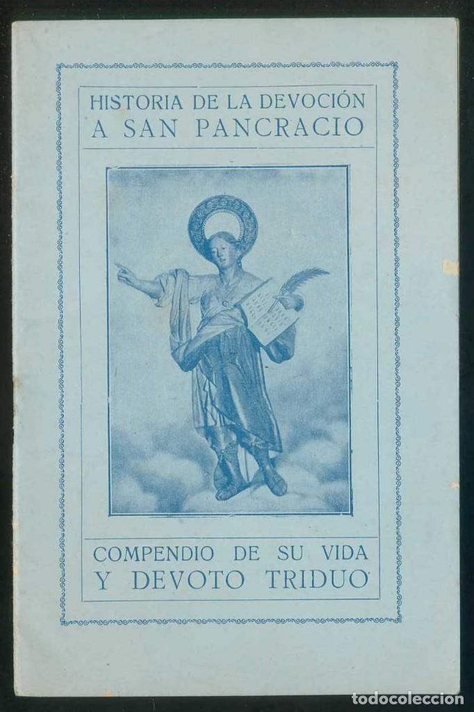 Postales: *Historia de la Devoci&oacute;n a San Pancracio* Hormiga de Oro, 1926. 31 p&aacute;gs.