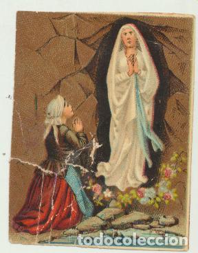 Cartes Postales: Estampa N. S. De Lurdes (6x4,5) Al dorso: Compa&ntilde;&iacute;a de Omnibus -