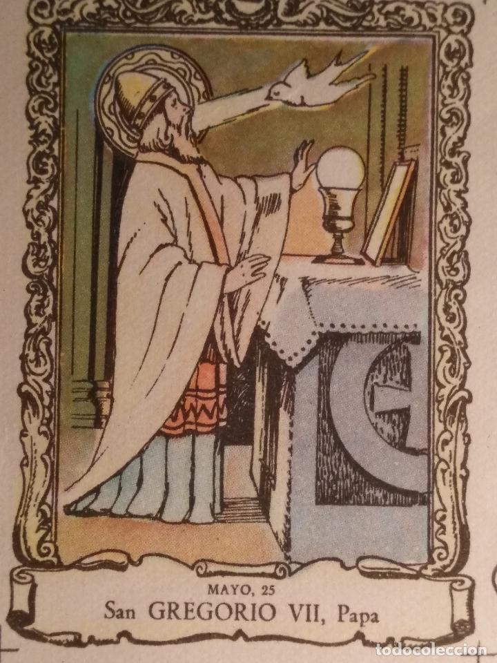 Postais: santoral del dia - santo - estampa o cromo religiosa - san gregorio vii