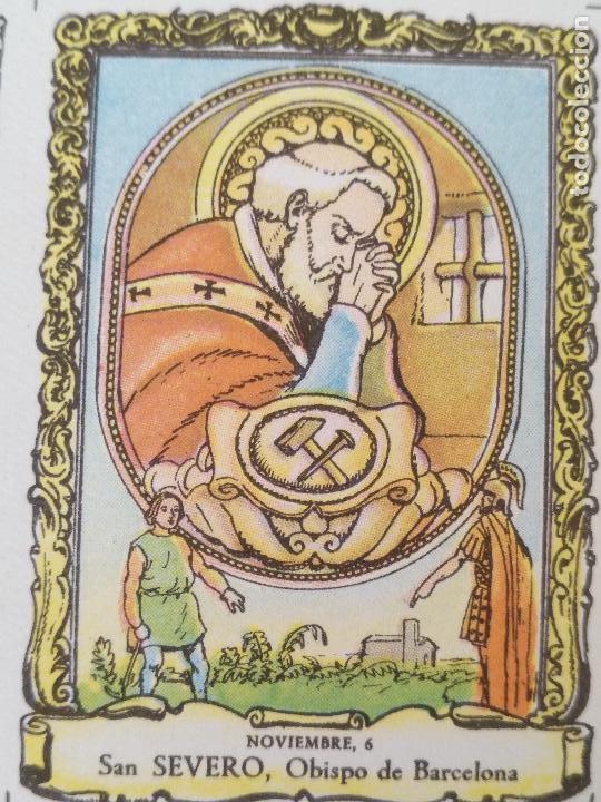 Cartes Postales: santoral del dia - santo - estampa o cromo religiosa - SAN SEVERO