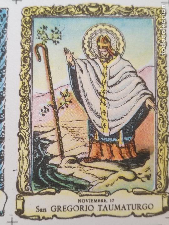 Postkarten: santoral del dia - santo - estampa o cromo religiosa - SAN gregorio taumaturgo