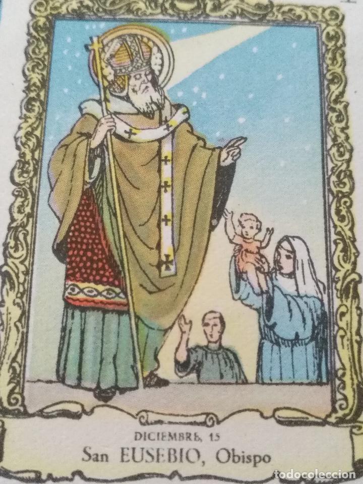 Cartes Postales: santoral del dia - santo - estampa o cromo religiosa - SAN EUSEBIO