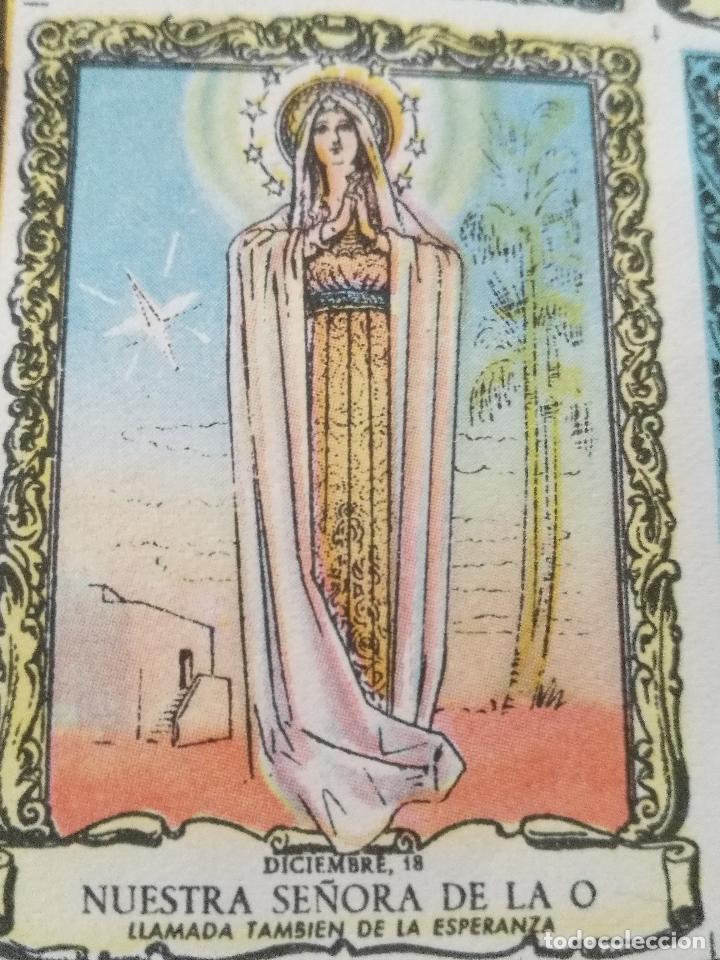 Postales: santoral del dia - santo - estampa o cromo religiosa - NUESTRA SE&Ntilde;ORA VIRGEN DE LA O