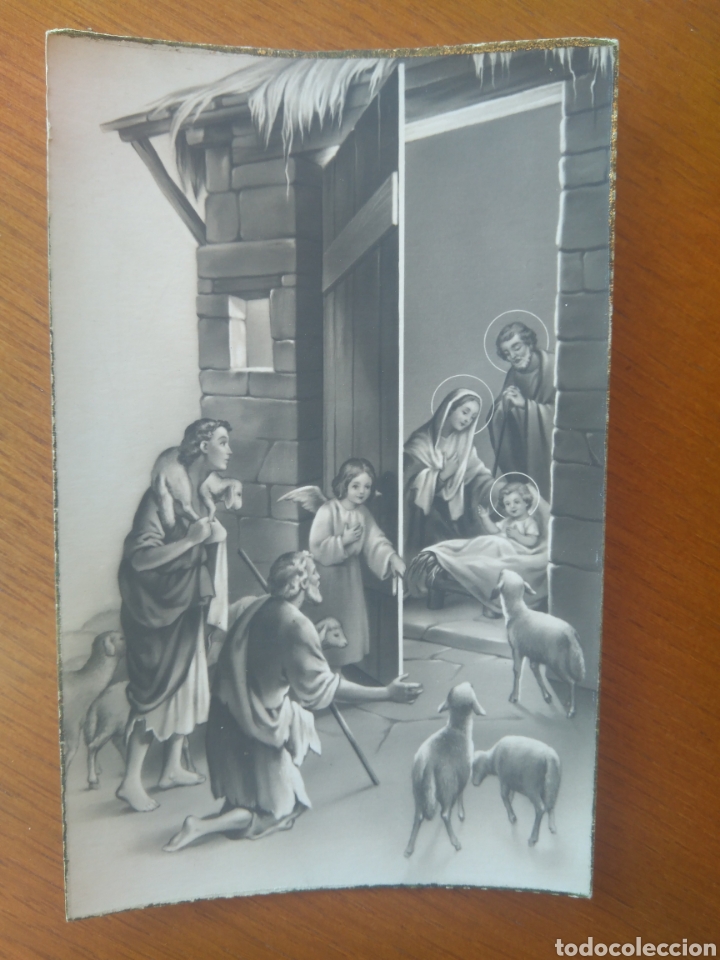Postales: ESTAMPA POSTAL NI&Ntilde;O JES&Uacute;S PESEBRE NACIMIENTO NAVIDAD/ EDICI&Oacute;N LT N&Uacute;MERO 1120/ A&Ntilde;OS 40
