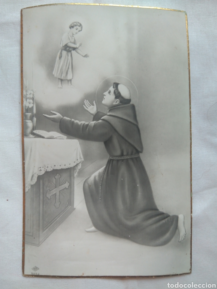 Postales: s tarjeta postal sin uso -a&ntilde;os 40 -ediciones NB n&uacute;mero 3034 -San Antonio de Padua