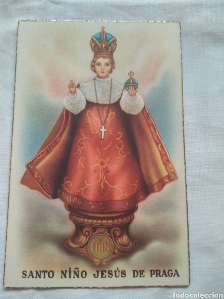 Postales: TARJETA POSTAL SIN USO A&Ntilde;OS 40- SANTO NI&Ntilde;O JES&Uacute;S DE PRAGA -EDICIONES D, N&Uacute;MERO 76