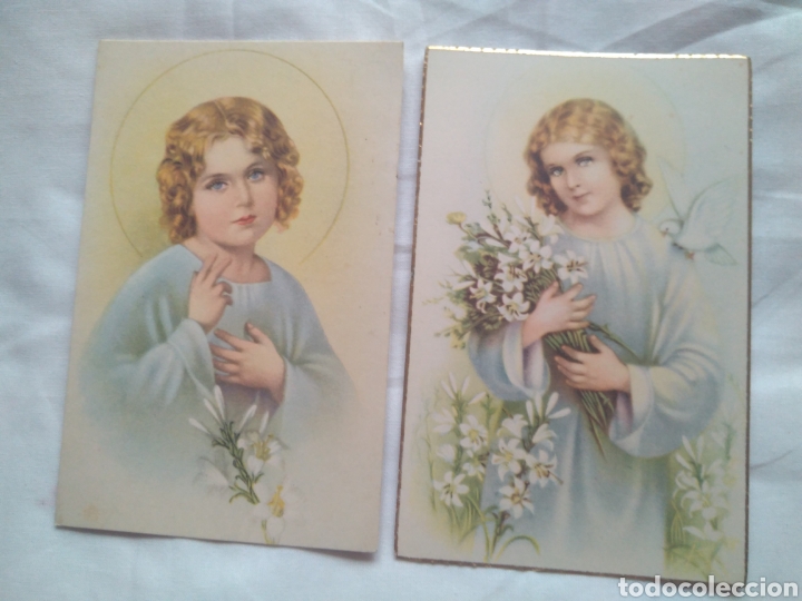 Postales: 2 TARJETA POSTAL EDICIONES NB N 1117 y 1145 /NI&Ntilde;O JES&Uacute;S FLORES PALOMA. Sin uso. A&ntilde;os 40