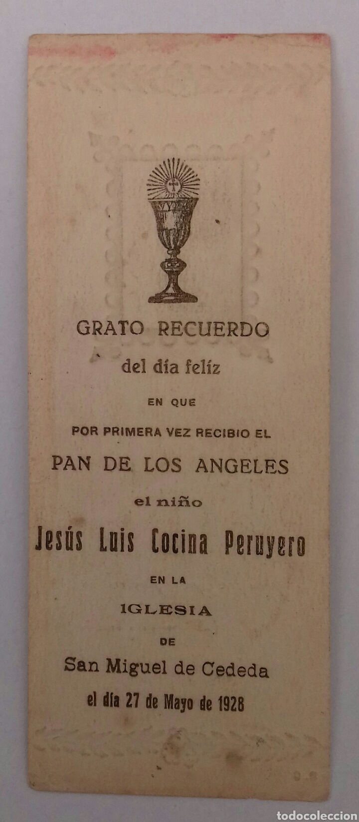 Postales: San Miguel de Cededa. 1928 - Foto 2
