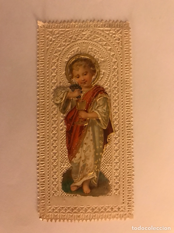 Postales: NI&Ntilde;O JES&Uacute;S. Estampa Religiosa Calada (h.1920?)