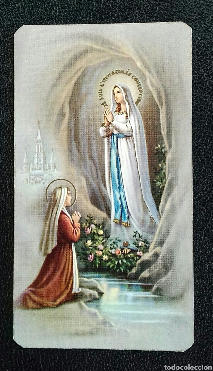 Postales: Virgen de Lourdes. - Foto 1