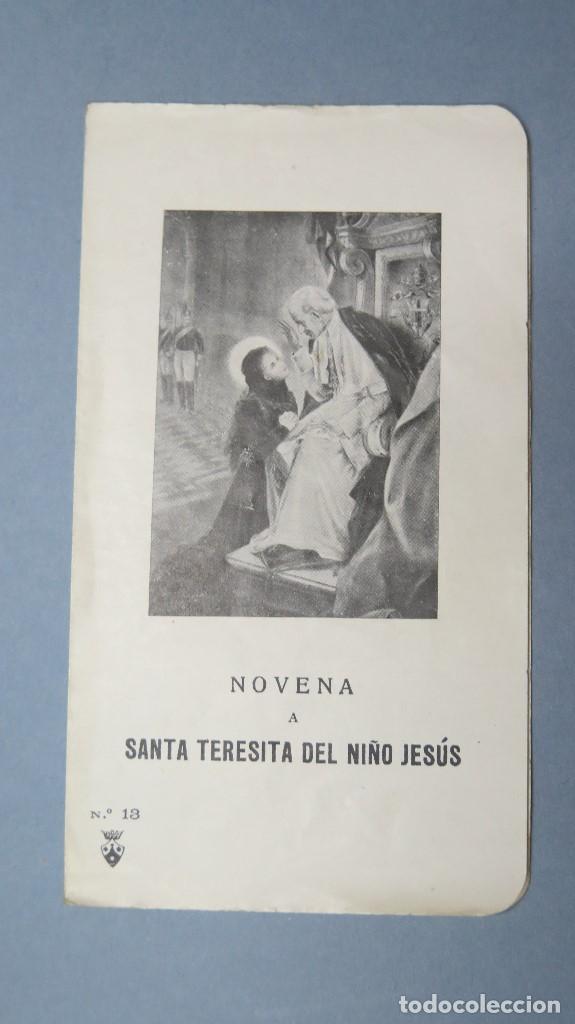 Postais: NOVENA DIPTICO A SANTA TERESITA DEL NI&Ntilde;O JESUS