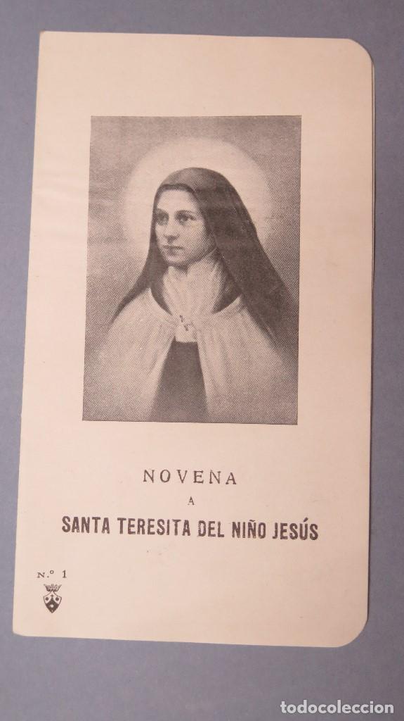 Postais: NOVENA DIPTICO A SANTA TERESITA DEL NI&Ntilde;O JESUS