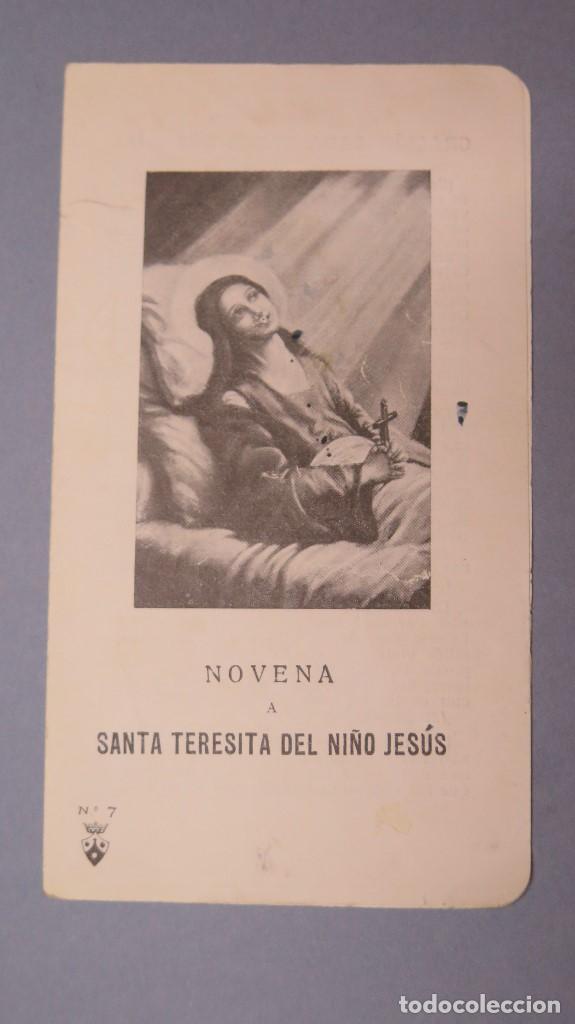 Postais: NOVENA DIPTICO A SANTA TERESITA DEL NI&Ntilde;O JESUS