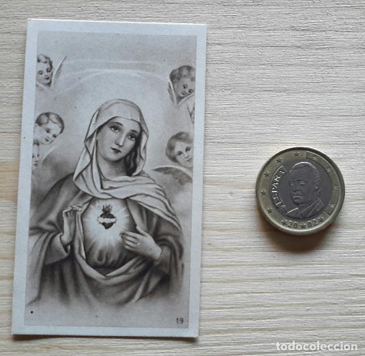 Postales: Estampa - Recuerdo Bendici&oacute;n Solemne de la imagen del Inmaculado Coraz&oacute;n de Mar&iacute;a - Carcastillo