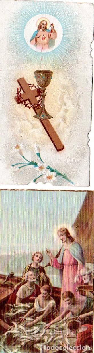 Postales: LOTE DE 45 ESTAMPITAS RELIGIOSAS. - Foto 5
