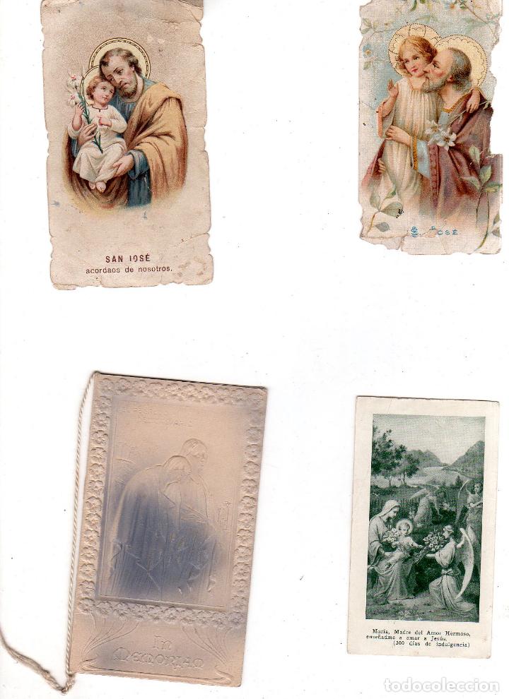 Postales: LOTE DE 45 ESTAMPITAS RELIGIOSAS. - Foto 9