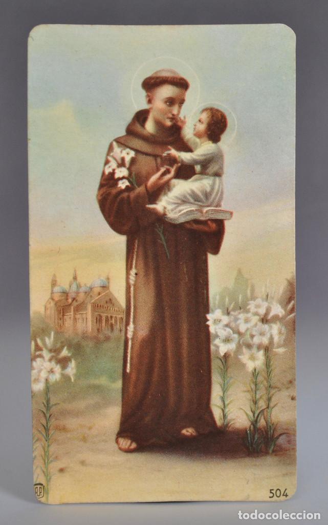 Postales: Estampa antigua.San Antonio de Padua