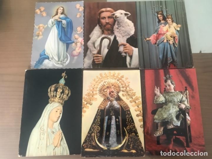 Postcards: LOTE ANTIGUAS POSTALES RELIGIOSAS