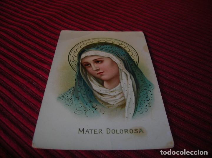 Postais: Preciosa y muy antigua postal Mater Dolorosa.