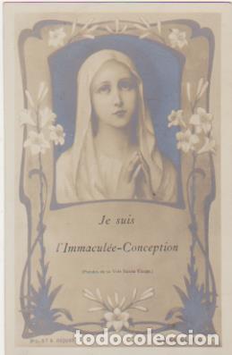 Postkarten: Foto-Postal. Je suis L&acute;Inmacul&eacute;e-Conception. Circa 1910.