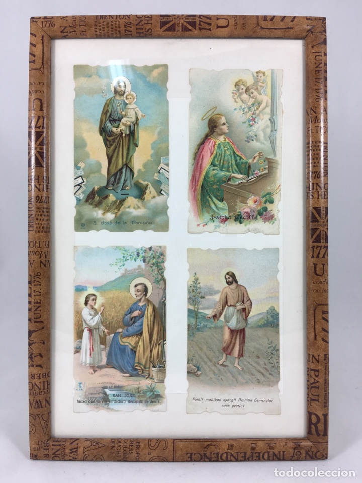 Lote de postales, estampas, recordatorios religiosos