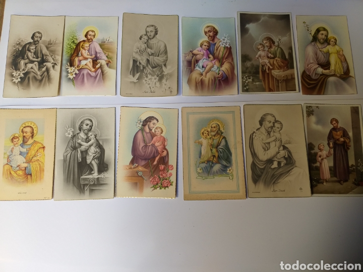 Postales: 12 postales San Jos&eacute; y el Ni&ntilde;o Jes&uacute;s