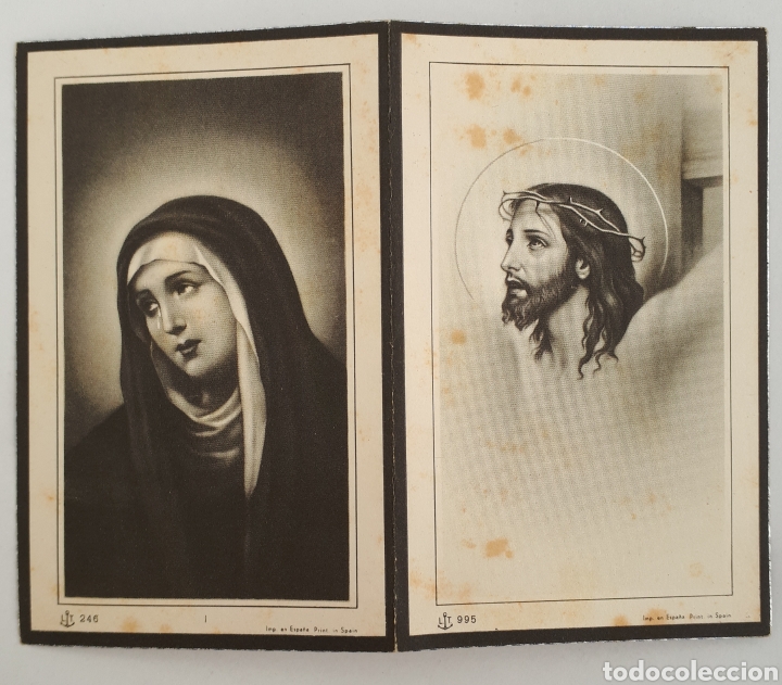 Postales: Santander. Recordatorio de defunci&oacute;n. 1949 - Foto 1