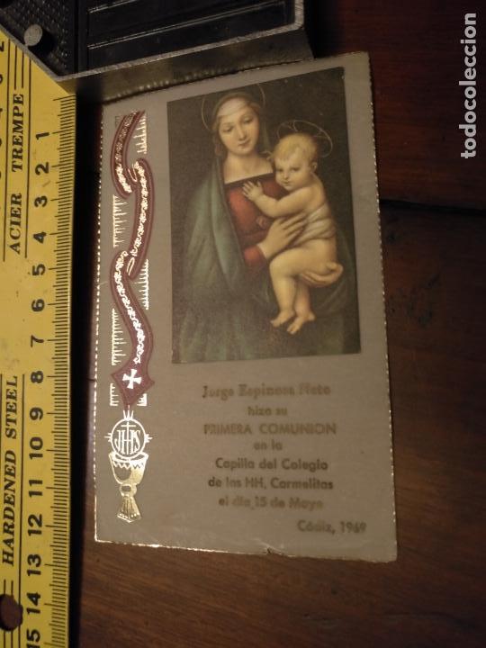 Cartoline: ANTIGUA ESTAMPA COMUNION RECORDATORIO , DISTINTOS MODELOS EN TIENDA FERRANDIZ , ROMAN, SPAIN.. VER