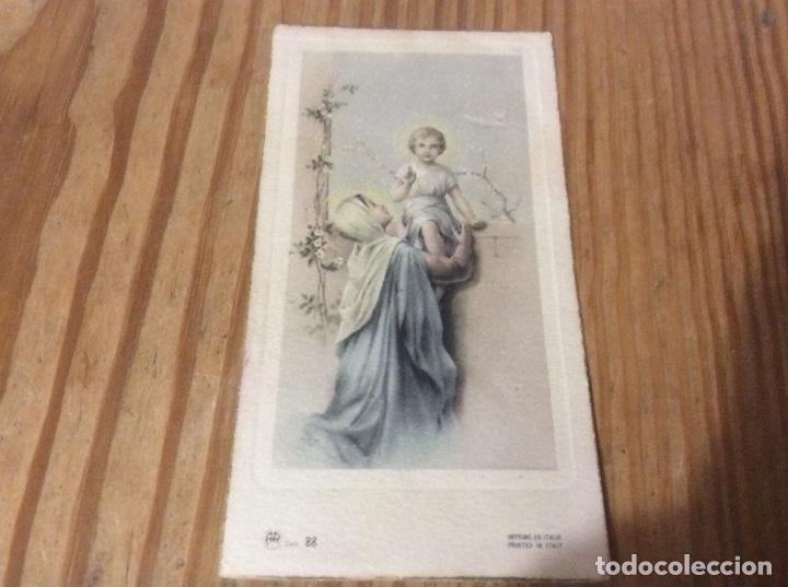 Postales: Estampita impresa en italia