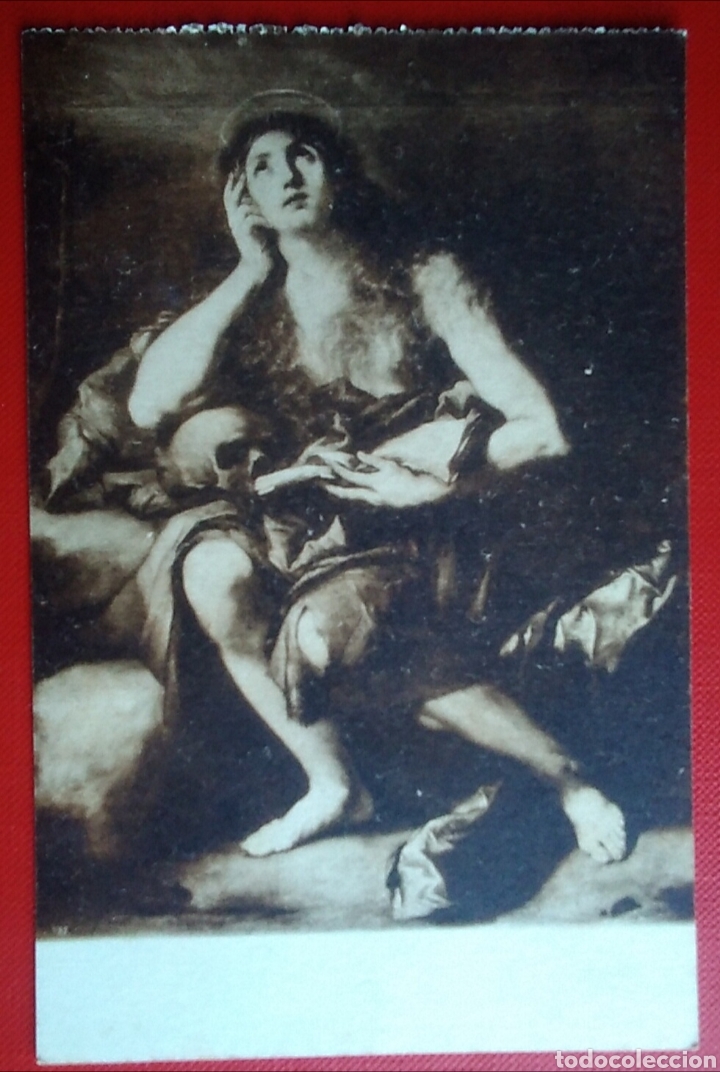 Postales: Postal la magdalena penitente Ribera museo del prado