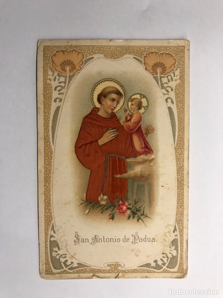 Postales: SAN ANTONIO DE PADUA. Postal Troquelada (a.1913)