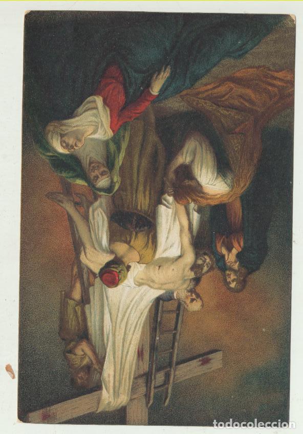 Postales: La Descente de la Croix por F. leele. Postal alemana. Fechada al dorso en 1943