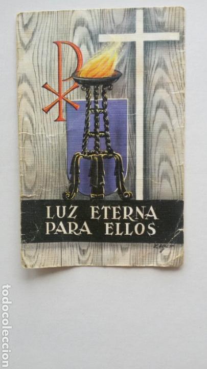 Postales: Recordatorio de defunci&oacute;n. Santander 1968 - Foto 1