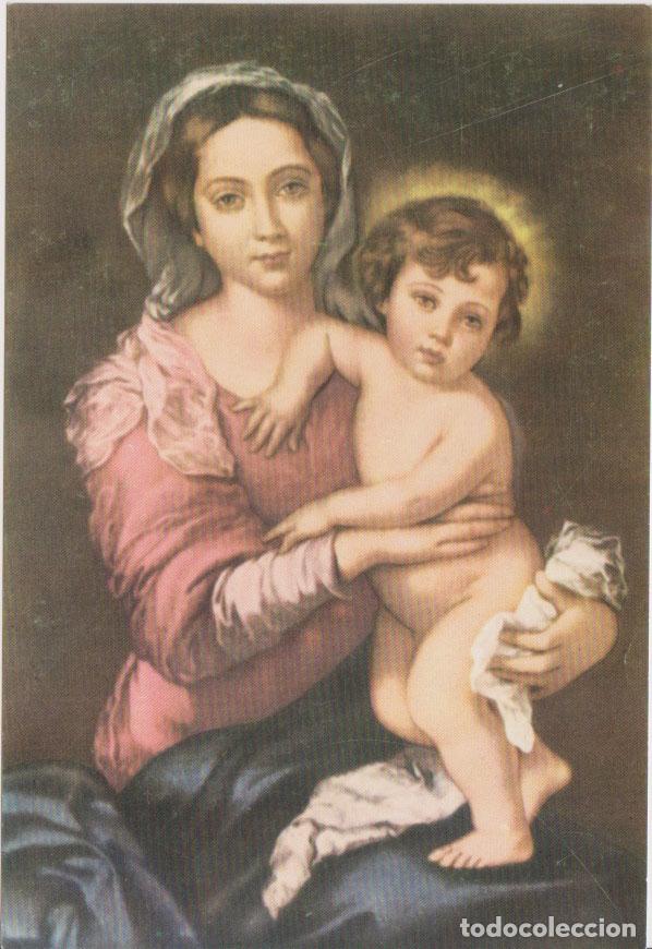 Postales: LA VIRGEN CON EL HIJO - ESCUELAS CAT&Oacute;LICAS 46388 - S/C