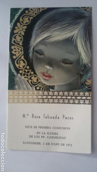 Postkarten: Recordatorio de Primera Comuni&oacute;n. 1972